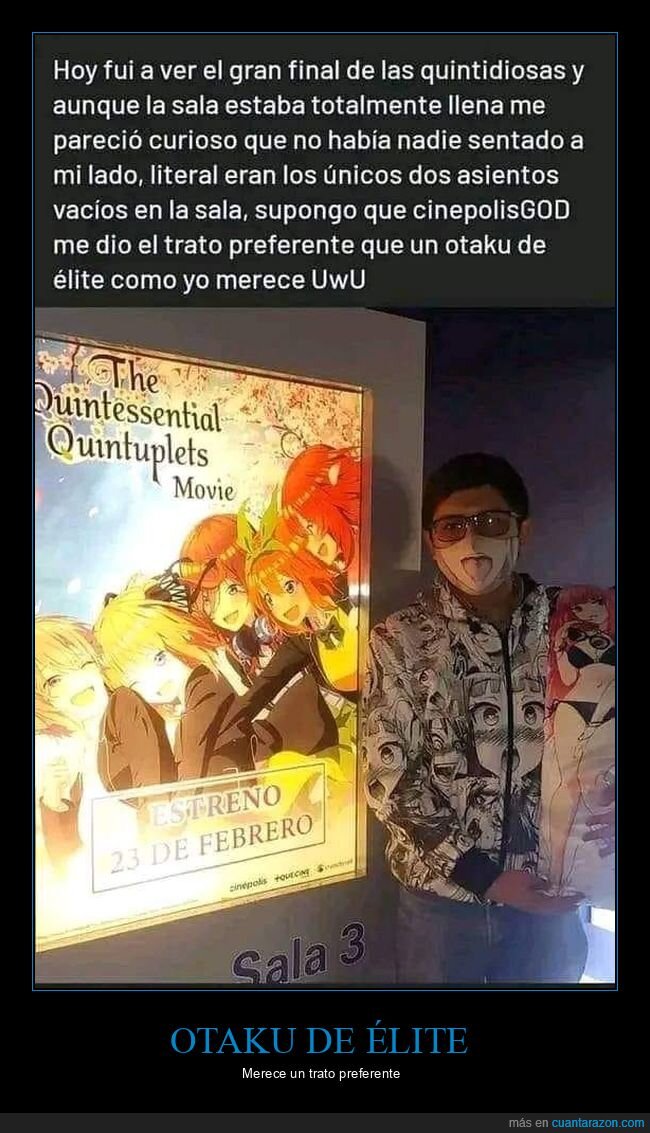 otaku,cine,asientos