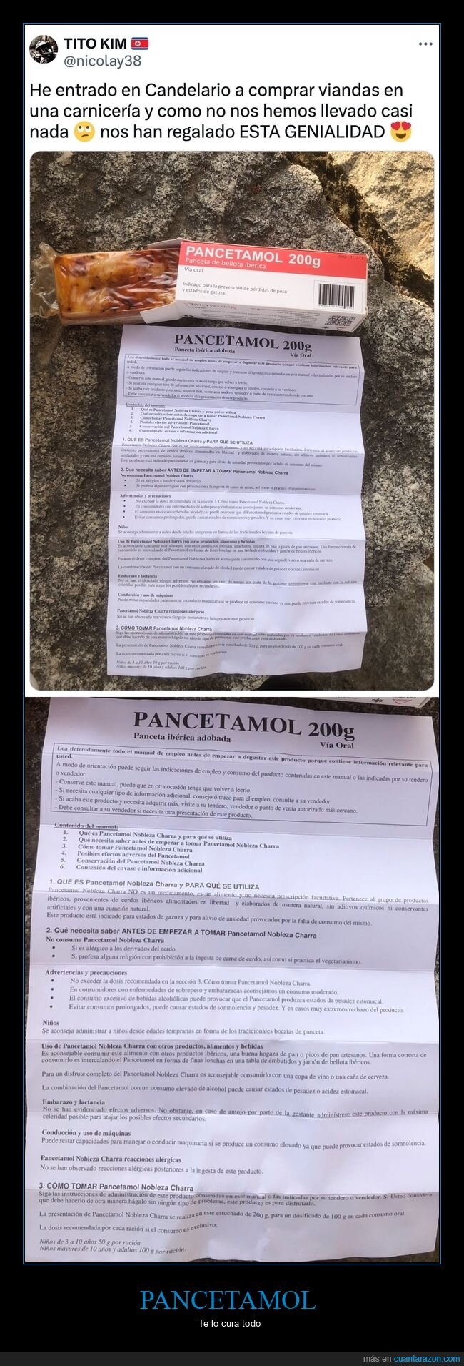 pancetamol,panceta