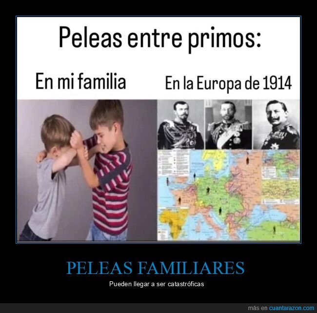 i guerra mundial,peleas,primos