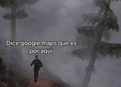 Enlace a Siguiendo ciegamente a Google Maps