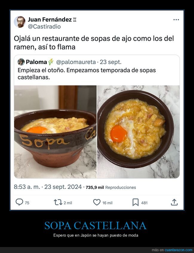 sopa castellana,restaurante,ramen