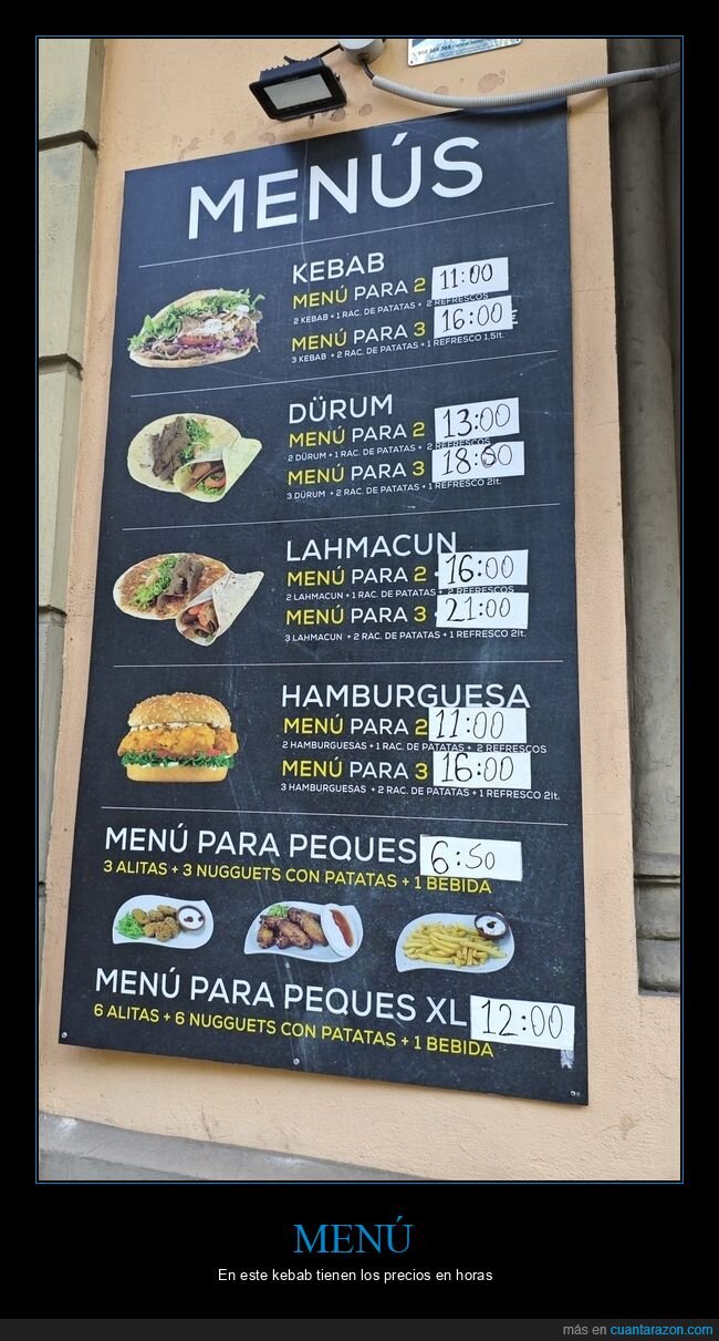 menú,kebab,precios,horas