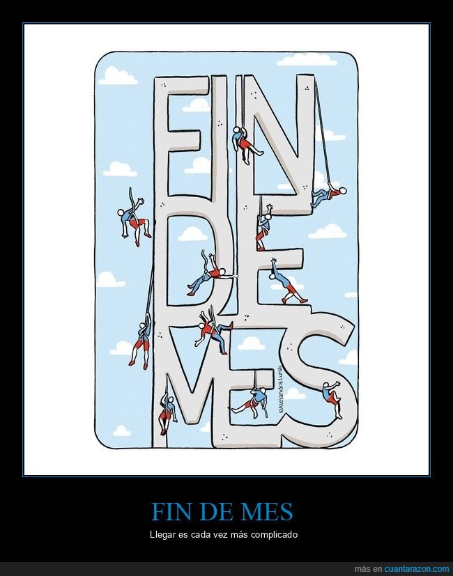 fin de mes,escalar