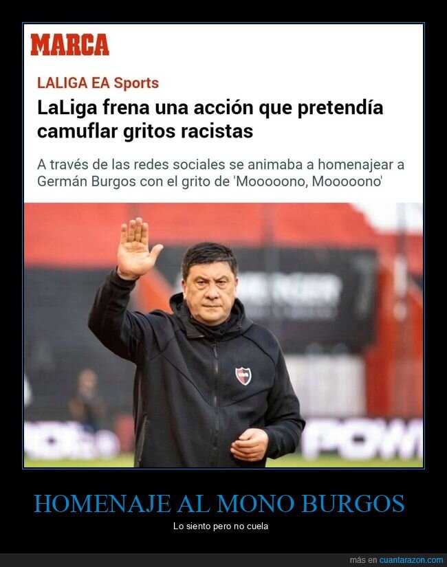 liga,racismo,mono burgos