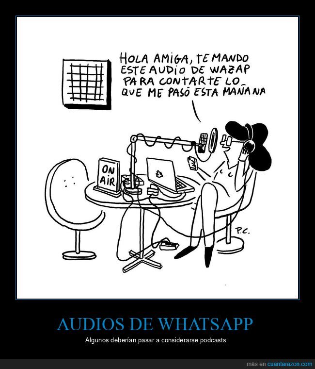 audio de whatsapp,contar