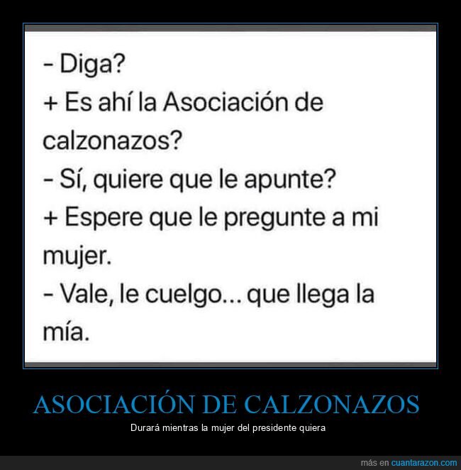 asociación,calzonazos