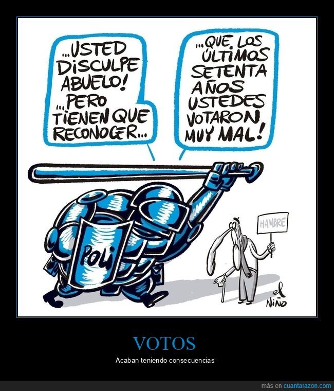 policía,votar