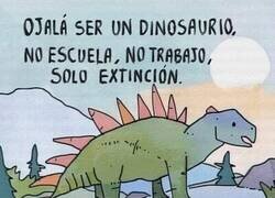 Enlace a Ojalá ser un dinosaurio...