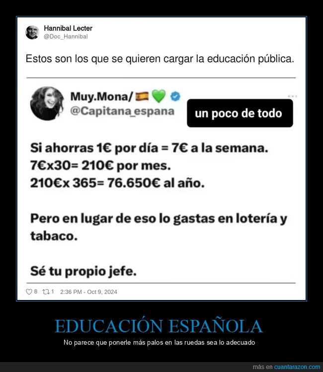 educación pública,ahorrar,matemáticas