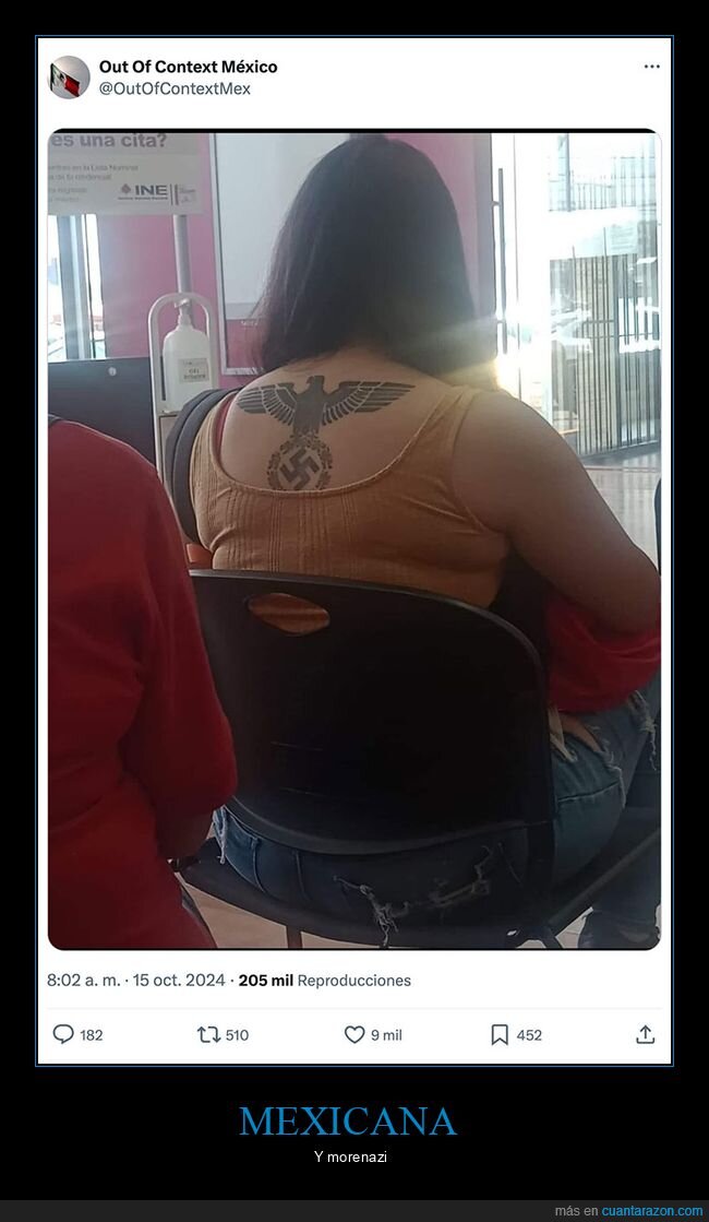 mexicana,nazi,tatuaje