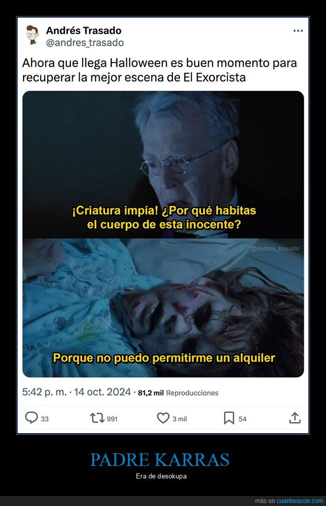 alquiler,el exorcista