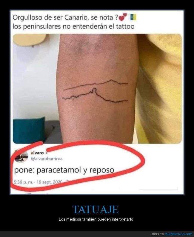 tatuaje,canario,médico