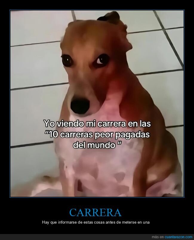 carrera,peor pagada