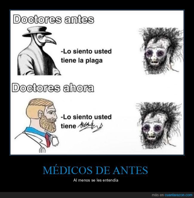 ahora,antes,médicos