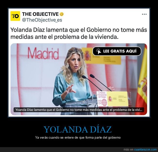 yolanda díaz,políticos,vivienda