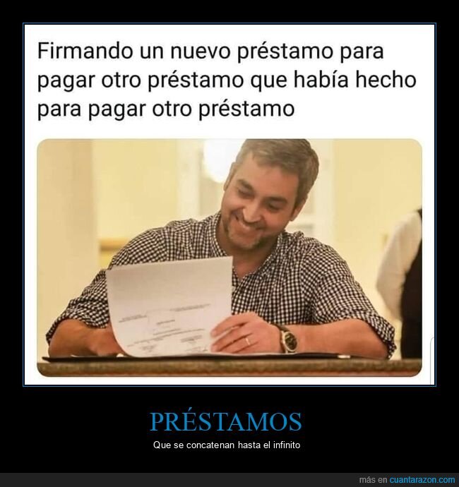 firmando,préstamos