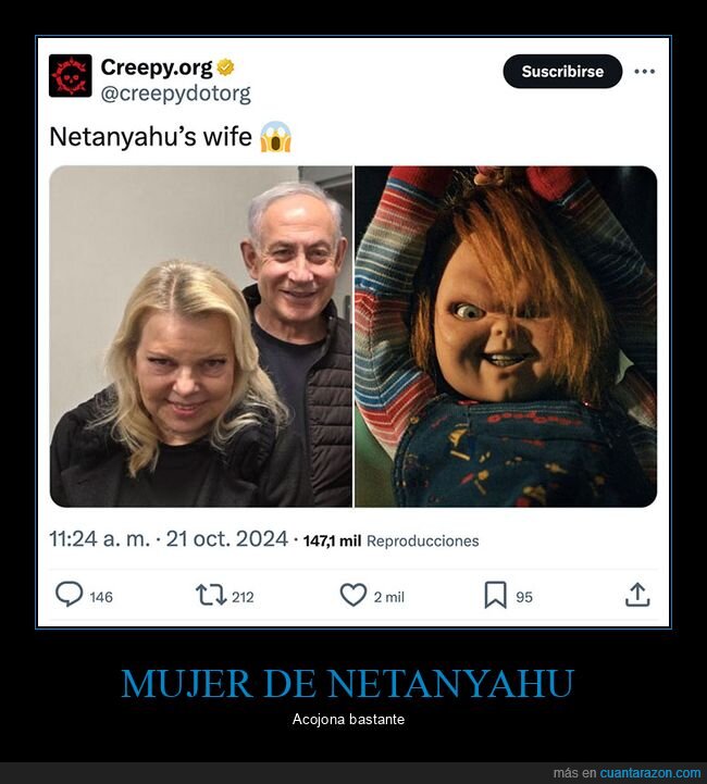 caretos,mujer,netanyahu