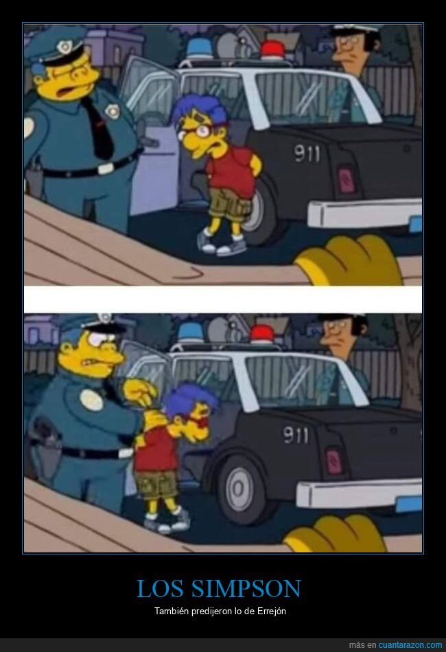 simpsons,milhouse,íñigo errejón