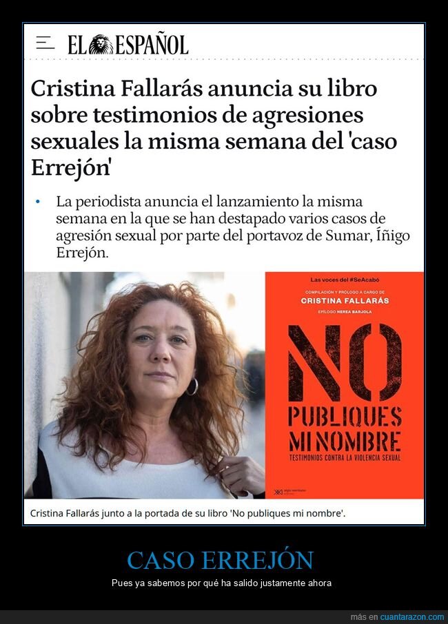 cristina fallarás,íñigo errejón,libro