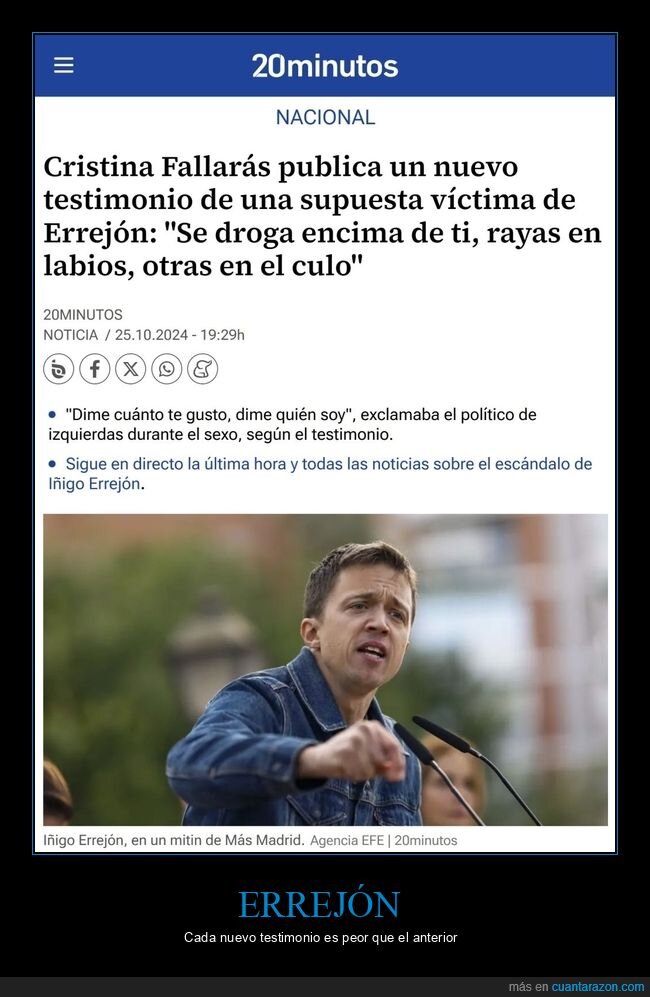 íñigo errejón,testimonio,políticos