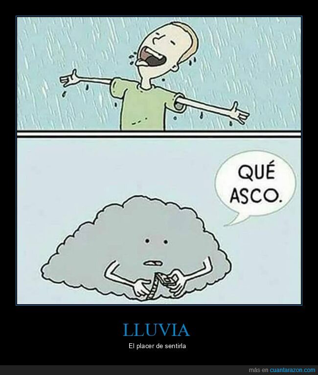 asco,lluvia