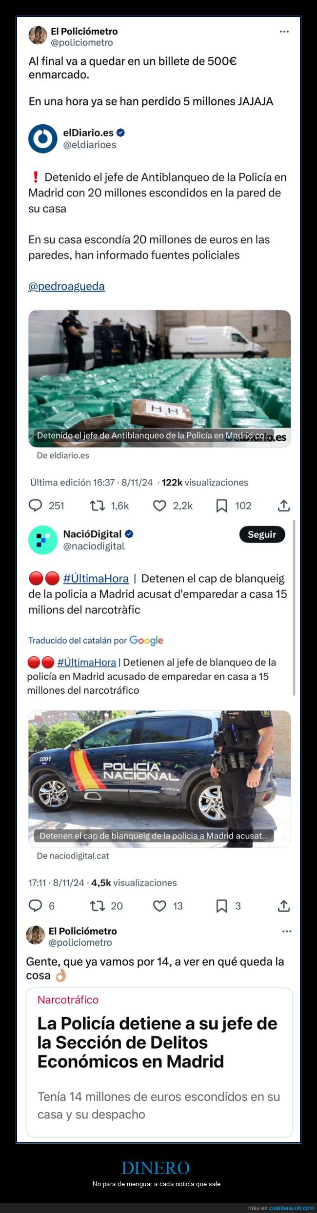 cantidad,dinero,policía