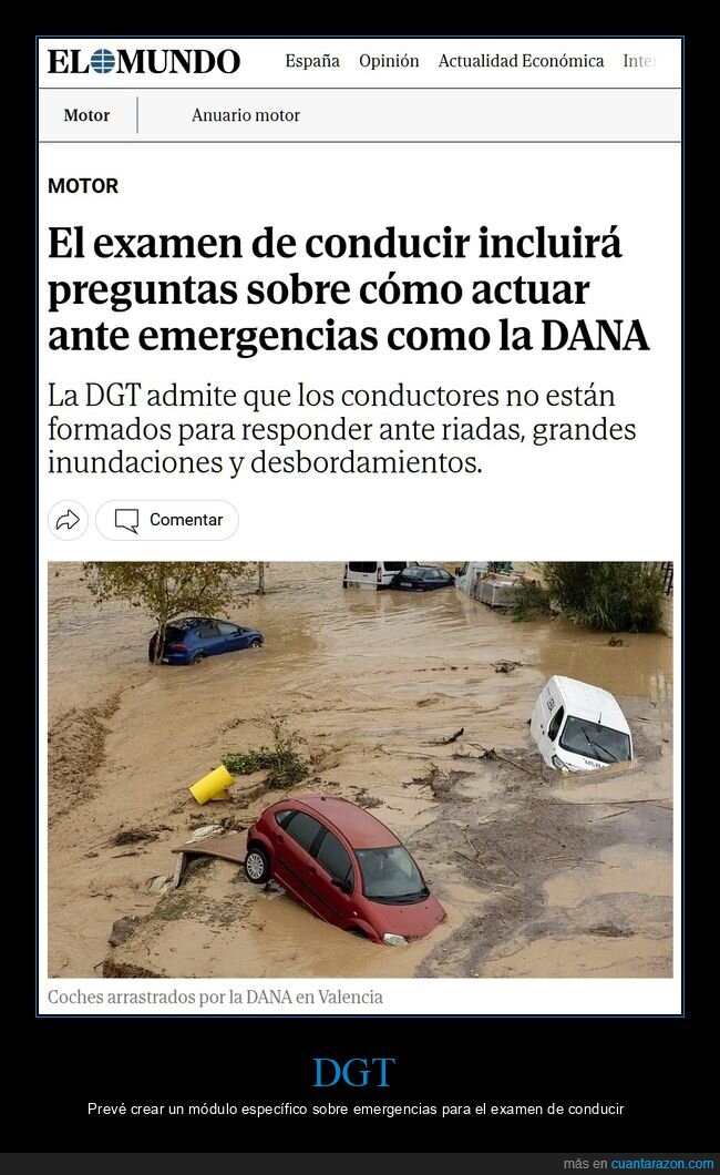 examen de conducir,preguntas,dana