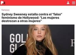 Enlace a Sydney Sweeney contra el falso feminismo