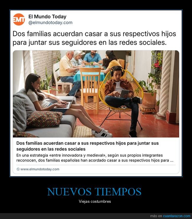 casar,el mundo today,hijos,redes sociales