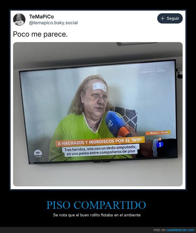 compañeros de piso,pelea,wifi