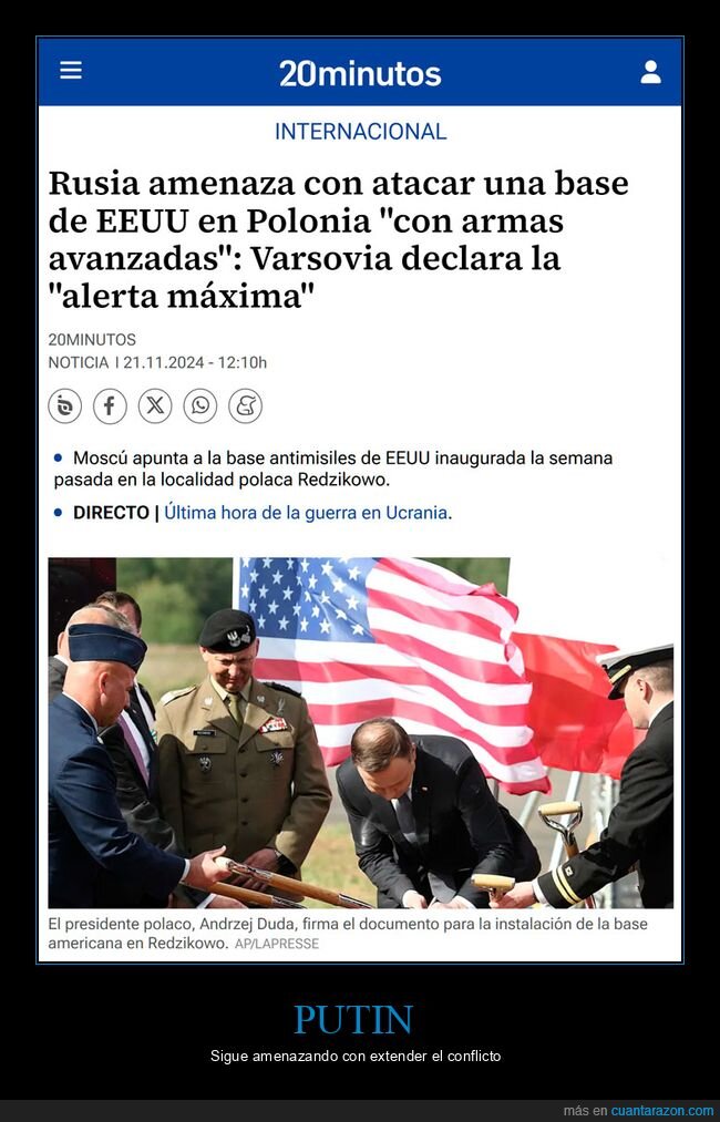 rusia,amenaza,base,eeuu,polonia