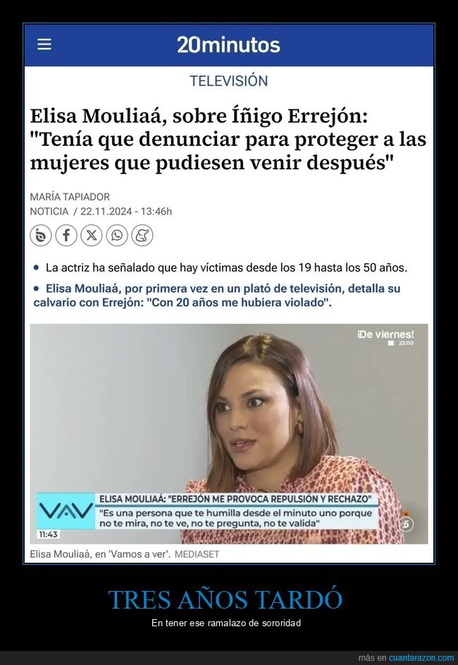 elisa mouliaá,íñigo errejón,denuncia