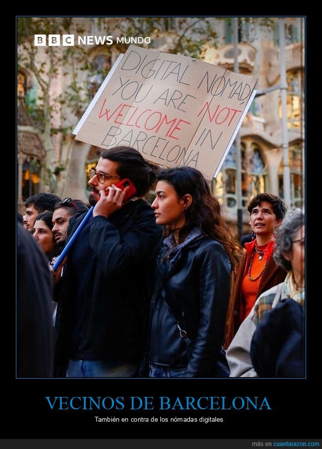 barcelona,vecinos,nómadas digitales