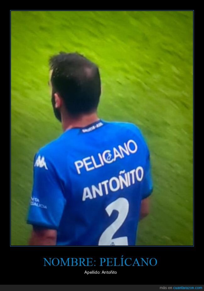 pelícano,antoñito,nombres,fútbol