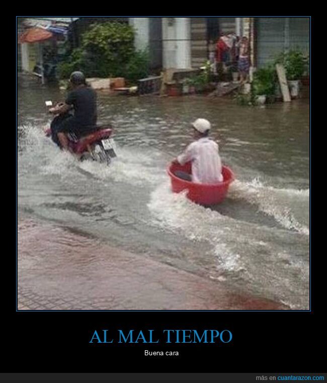 inundación,moto