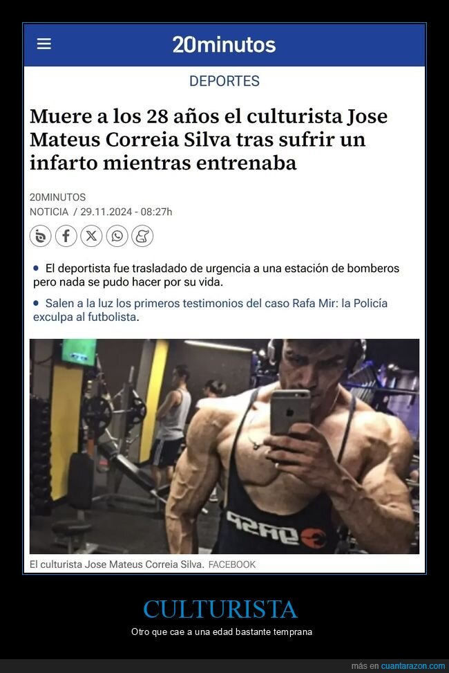 culturista,muerte