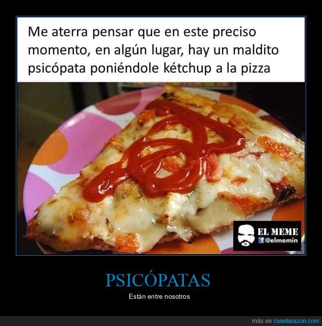 pizza,ketchup