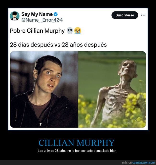 28 años después,cillian murphy