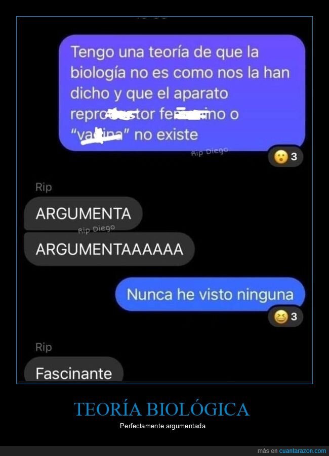 teoría,biología,aparato reproductor,existir