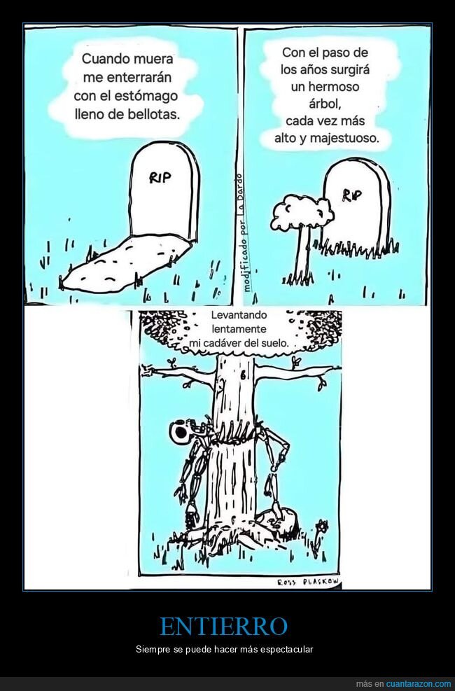 árbol,cadáver,enterrado,morir