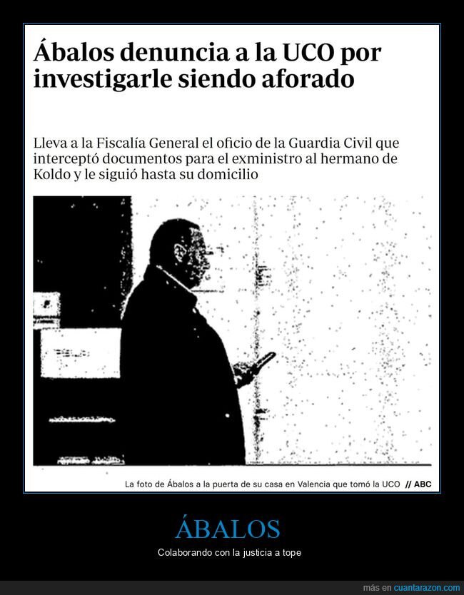 ábalos,denuncia,uco,investigar,aforado,políticos