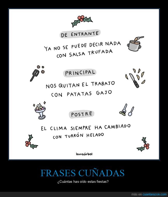 frases,cuñado,cena,navidad