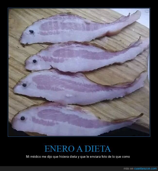 pez,bacon,dieta