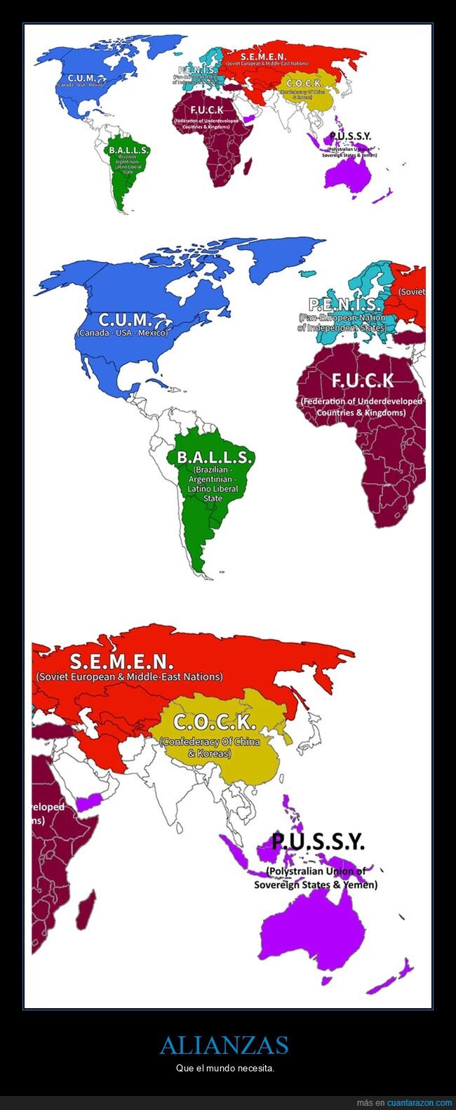 alianzas,mapas,países,siglas