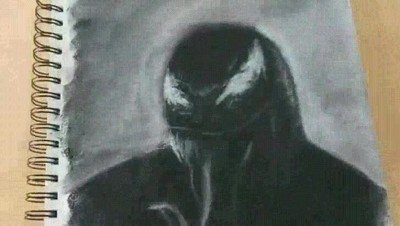 Vaya Gif Cómo Dibujar A Venom En Solo 15 Segundos
