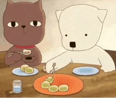 adorable,compartir comida