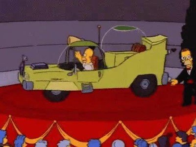 Enlace a Los Simpson ya predijeron el coche de Elon Musk 