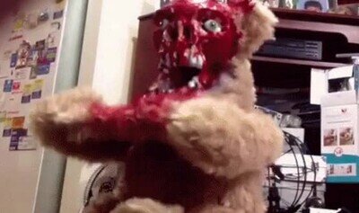 Enlace a Un oso de peluche con el que tendrás pesadillas