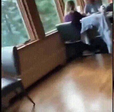 Enlace a Una ardilla trolleando en un restaurante