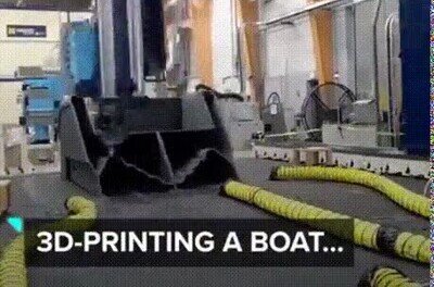Enlace a Un barco creado con una impresora 3D